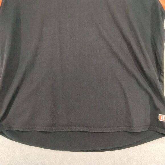 Harley Davidson Mens XL Black Orange Graphic Tshirt Short Sleeve Crew Neck - Picture 3 of 11